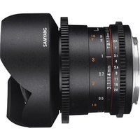 Samyang 14mm T3.1 UMC II Nikon Full Frame VDSLR/Cine Lens EX DEMO