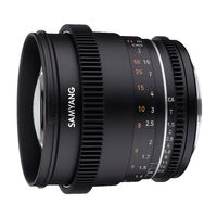 Samyang 85mm T1.5 MK2 Canon RF Full Frame VDSLR/Cine Lens