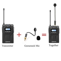 BOYA BY-UM2 3.5mm Locking-Type Mini Gooseneck Omni-Directional Flexible Audio Microphone