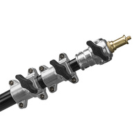 Phottix Saldo 160 Light Stand Boom Arm, Chrome & Black - 160cm