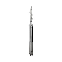 Avenger Combo Stand 35, Steel Double Riser, Silver - 3.5m