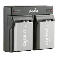 Jupio Canon Value Pack: 2 x LP-E8 Batteries & Dual Charger