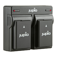 Jupio Nikon Value Pack: 2 x EN-EL14/EN-EL14A Batteries & Dual Charger