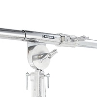 Avenger Junior Boom with Built-In Grip Head & Counterweight - Silver