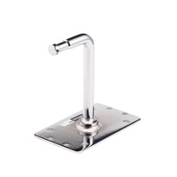 Avenger Baby Wall Plate with 90° 16mm Fixed Spigot - Silver
