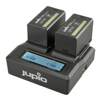 Jupio Dedicated Duo Charger with LCD for Canon BP-A30/BP-A60 Batteries