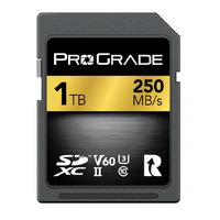 ProGrade Digital SDXC UHS-II V60 Memory Card (Gold)
