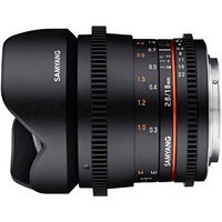 Samyang 16mm T2.6 UMC II Canon EF Full Frame VDSLR/Cine Lens