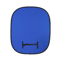 Phottix Q-Drop Mini Collapsible Chair Backdrop, Green & Blue - 120 x 140cm