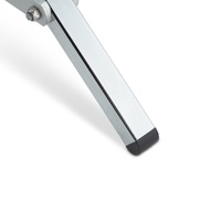 Avenger Baby Stand 10, Steel Base, Aluminium Riser, Silver - 1m