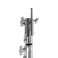 Avenger Combo Stand 35, Steel Double Riser, Silver - 3.5m