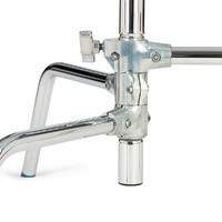 Avenger C-Stand Turtle Base & Column, Silver - 3m