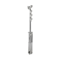 Avenger Overhead Stand 42, Medium, 3 Risers, Silver - 4.2m