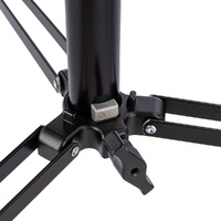 Avenger Baby Kit Stand Midi-Max, Aluminium Hybrid, 3 Risers, Black - 3.1m