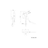 Avenger Baby Pipe Clamp with 16mm Pin & Tommy Bar