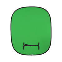 Phottix Q-Drop Mini Collapsible Chair Backdrop, Green & Blue - 120 x 140cm