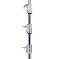 Avenger Junior Roller Stand Low Base, Braked Wheels, Silver - 4.2m