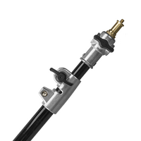 Phottix Saldo 395 Studio Boom, Light Stand & Sandbag, Chrome & Black - 395cm