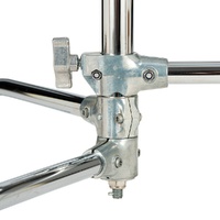Avenger C-Stand Sliding Leg 33, Base & Column, Grip Head & Extension Arm, Silver - 3.3m