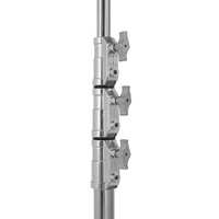 Avenger Overhead Stand 56, Leveling Leg, 3 Risers, Silver - 5.6m