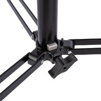 Avenger Baby Kit Stand Maxi, Aluminium Hybrid, 3 Risers, Black - 3.8m