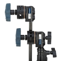 Avenger C-Stand Fixed Base & Column, Grip Head & Extension Arm, Black - 3.3m