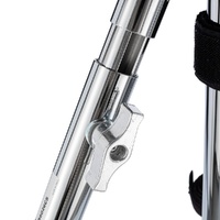 Avenger Wind Up Stand 26, Leveling Leg, 1 Riser, Braked Wheels, Silver - 2.6m