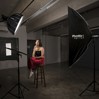 Phottix Raja Strip Softbox with Grid - 30 x 140cm
