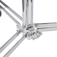 Avenger Wind Up Stand 26, Leveling Leg, 1 Riser, Braked Wheels, Silver - 2.6m