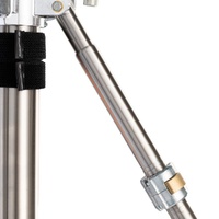 Avenger Super Wind Up Stainless Steel Stand 40, Levelling Leg, Silver - 4m