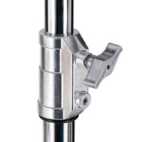 Avenger Combo Stand 20, Steel Double Riser, Silver - 2m