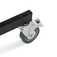Avenger Junior Roller Low Boy Stand with Combo Head, Silver - 1.2m