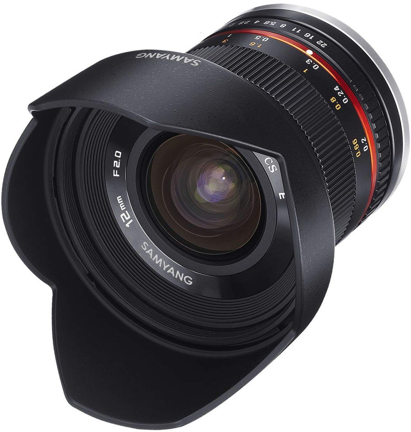 Samyang 12mm F2.0 NCS CS Canon M Camera Lens - Black main image