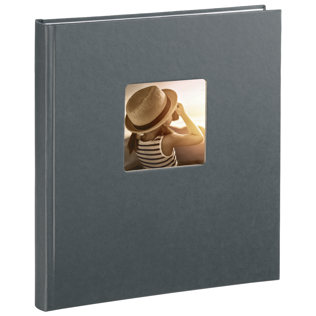 Hama Fine Art Bookbound 29x32cm, 50 White Pages - Grey