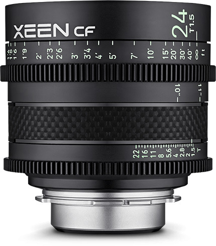 24mm T1.5 XEEN CF Canon EF Full Frame Cinema Lens
