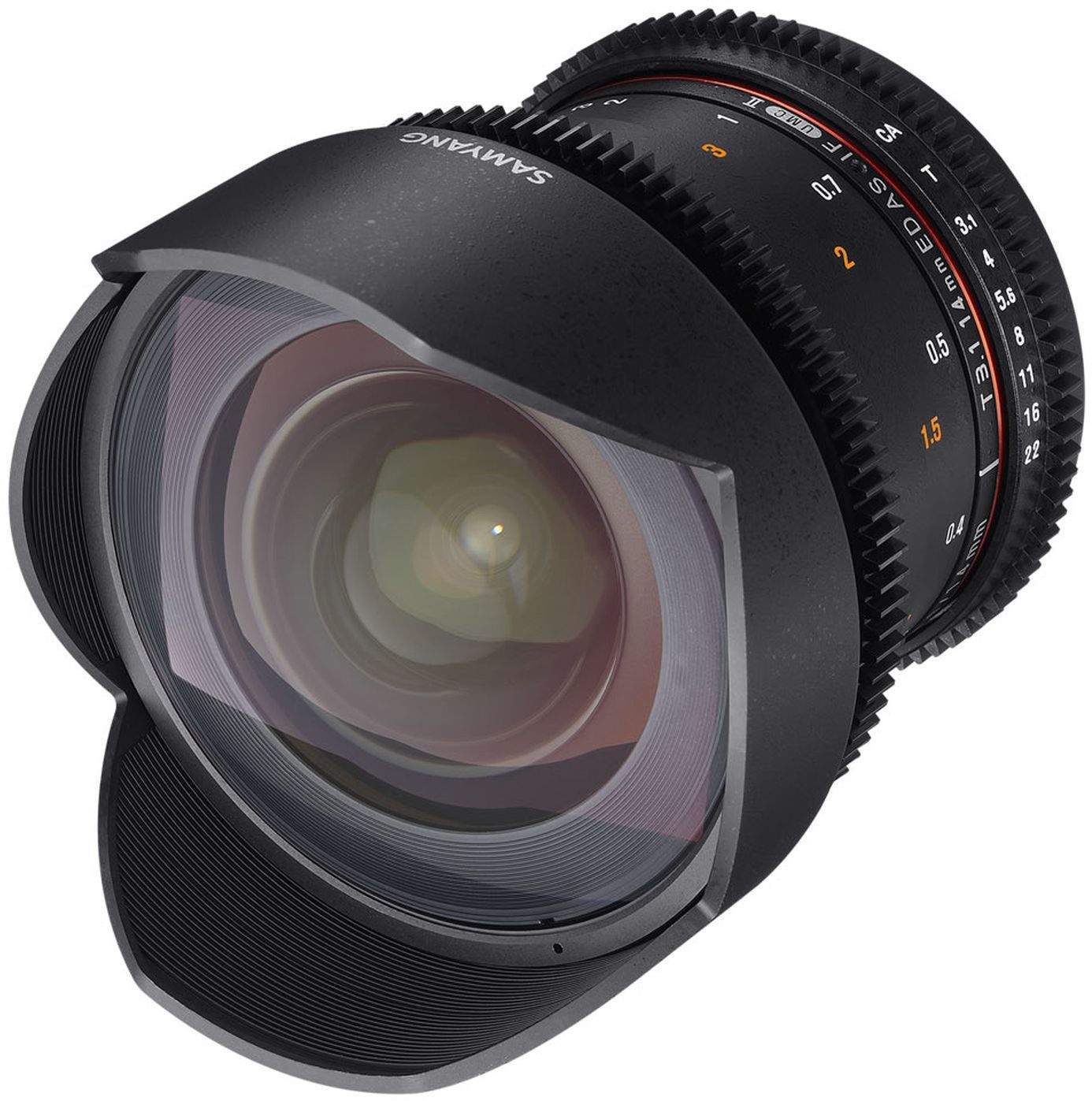 Samyang 14mm T3.1 UMC II Nikon Full Frame VDSLR/Cine Lens EX DEMO