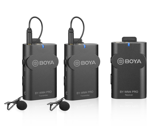 BOYA BY-WM4 Pro-K2 Wireless Microphone System, 1 Receiver, 2 Transmitters main image