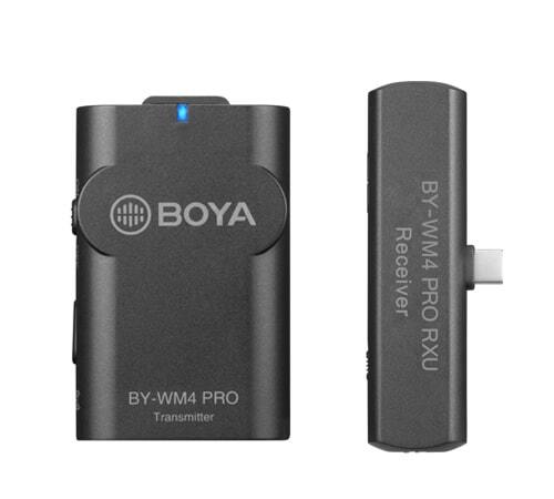 BOYA BY-WM4 Pro-K5, 2.4GHz Wireless Microphone Kit for Android 1+1