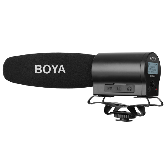 BOYA BY-DMR7 Shotgun Microphone with Integrated Flash Recorder main image