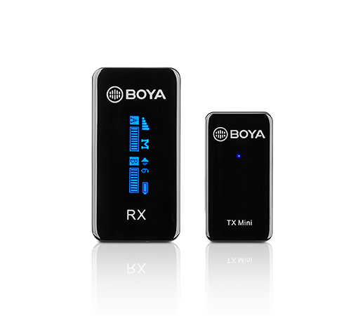 BOYA BY-XM6-S1 Mini 2.4GHz Dual-Channel Wireless Microphone 1+1 (with Mini TX)
