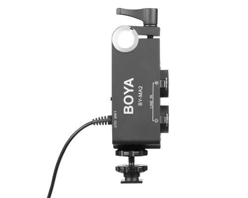 BOYA BY-MA2 Dual Channel XLR Audio Mixer for DSLR & Camcorders main image