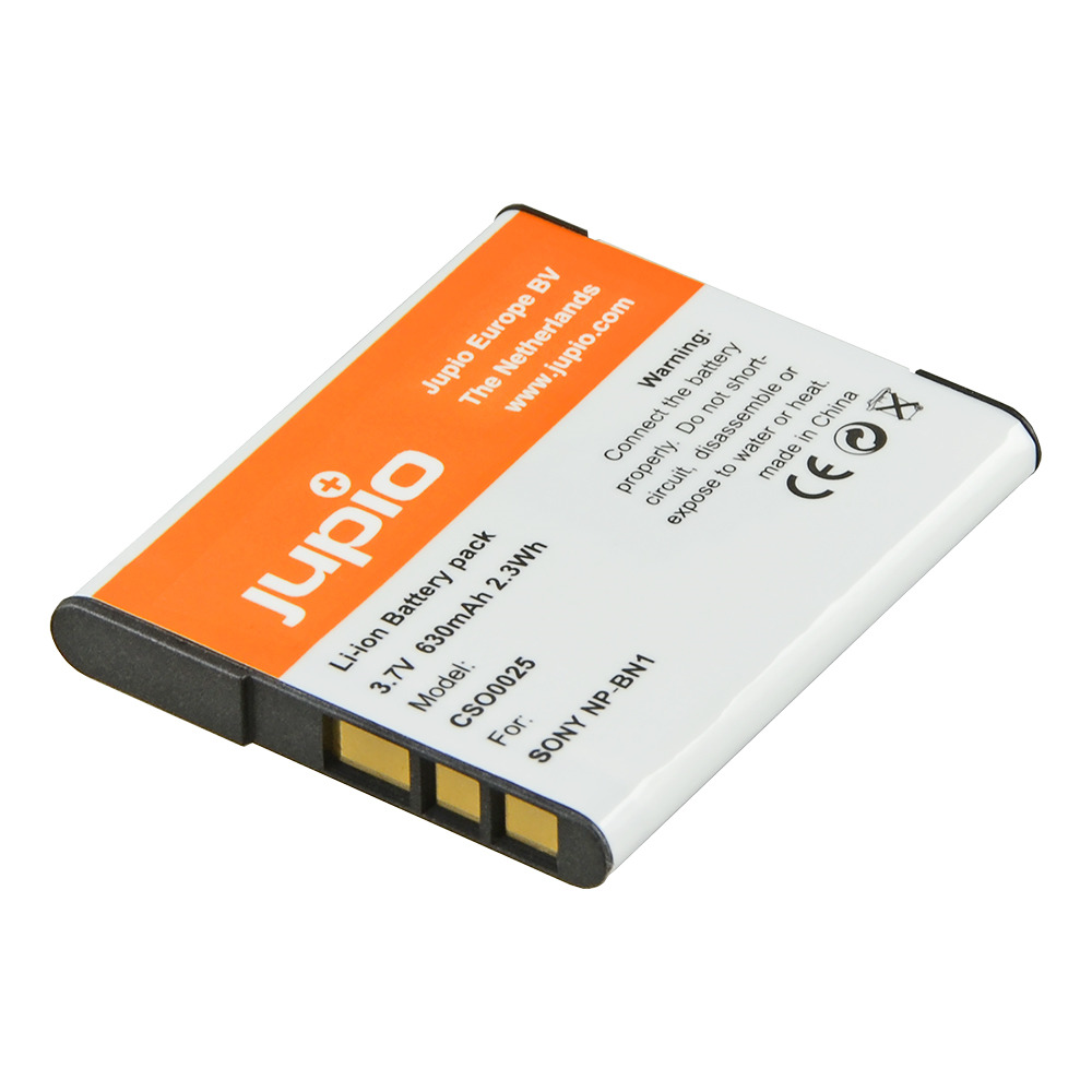 Jupio Sony NP-BN1 3.7V 630mAh Battery (with infochip) main image