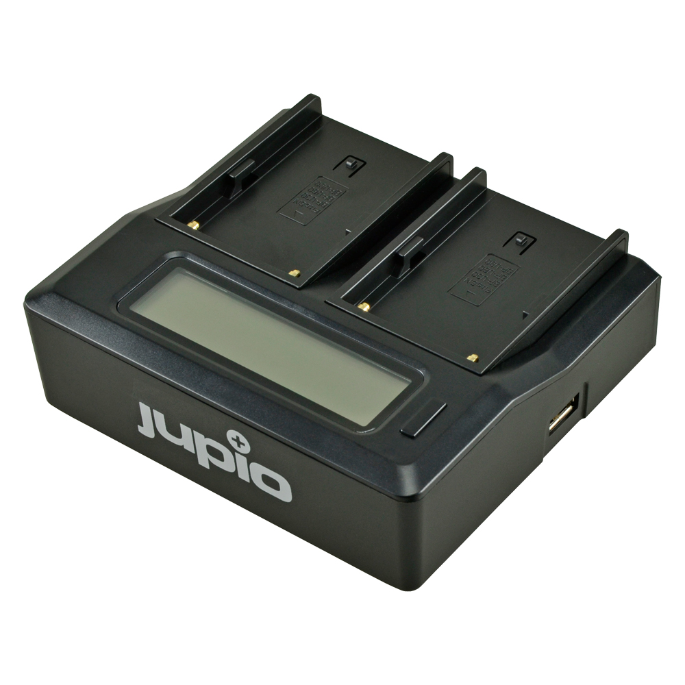 Jupio Dedicated Duo Charger with LCD for Sony BP-U Series Batteries