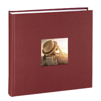 Hama Fine Art Jumbo Album, 30x30cm, 100 White Pages - Burgundy