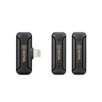 BOYA BY-WM3T2-D2 2.4G Mini Wireless Microphone for iOS Devices 1+2