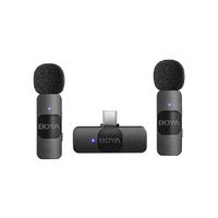 BOYA BY-V2 2.4GHz Dual-Channel Wireless Microphone System for Type-C Devices