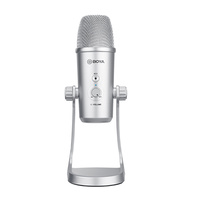 BOYA BY-PM700SP USB Podcast Microphone - Silver