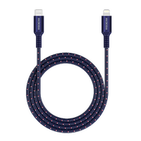 MICRODIA ExeCable™ Tweed PD60W 1.3m USB-C to Lightning Cable - Charcoal
