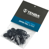 Tenba Zipper Pulls - Pack of 10 - Black