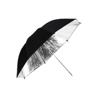 Phottix Essentials Reflective Studio Umbrella, Silver & Black - 84cm